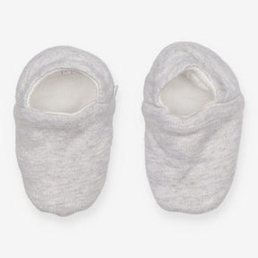 Slippers grey velour