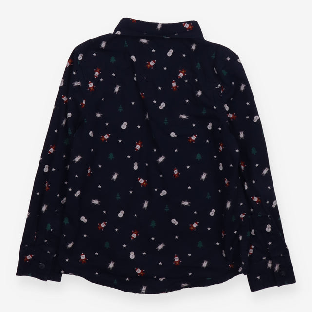 Navy Long Sleeve Shirt - Festive Friends