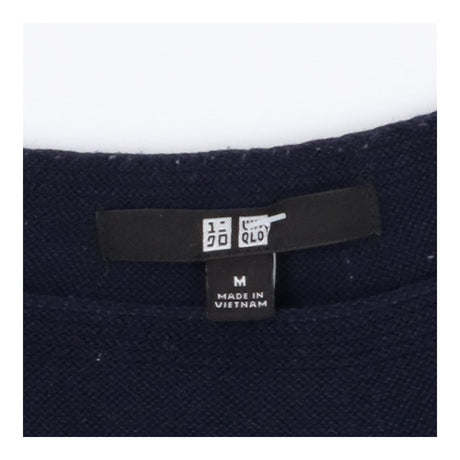 Boat Neck Cotton Sweater | Blue Striped Light Knit