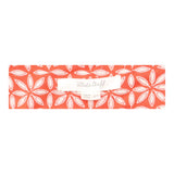Wrap Dress Coral Leaf Print Sleeveless Jersey