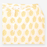 Yellow Floral Print Cotton Blouse and Skirt Co-ord