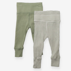 Leggings green striped 2 Pack