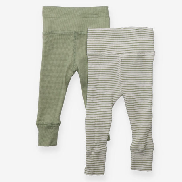 Leggings green striped 2 Pack