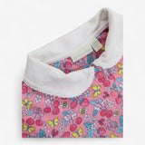 Dress Jersey Collared Pink Bees and Cherries