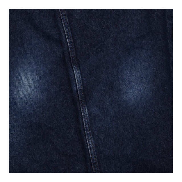 Dark Blue 100% Cotton Tapered High Rise Jeans