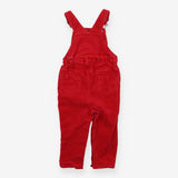 Red Corduroy Dungarees
