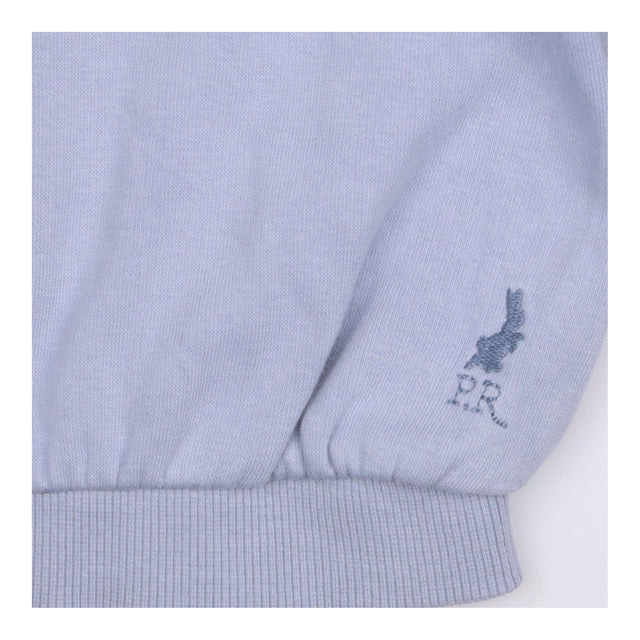 Outfit peter rabbit blue sweatshirt with cream rib