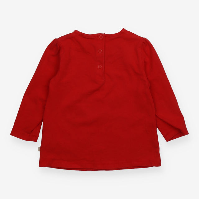 Tee Red with Mousse Applique