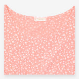 Dress Pink Ditsy Floral Viscose Tie Waist Midi
