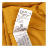 A Line Mini Skirt Mustard Yellow Belted