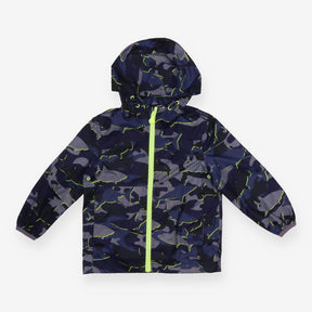 Waterproof Raincoat Navy Sharks