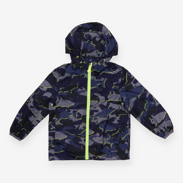 Waterproof Raincoat Navy Sharks