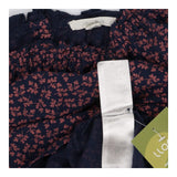 White Stuff Navy Floral Off‑Shoulder Long Sleeve
