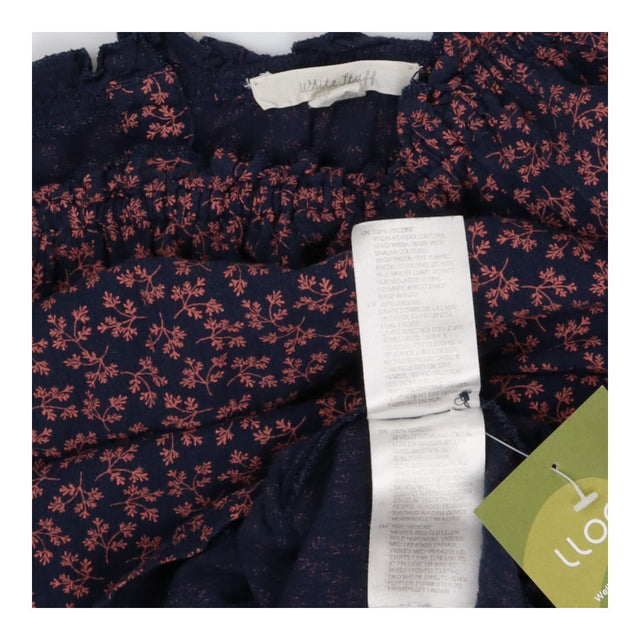 White Stuff Navy Floral Off‑Shoulder Long Sleeve