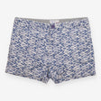 Shorts blue white fish 