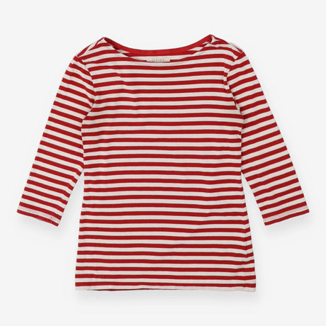 Sailor 3/4 Sleeve Top red stripe