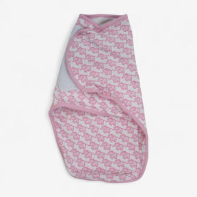 Swaddle Pink Elephants Velcro