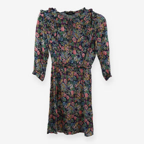 Paris Atelier Floral Tie Front Mini Dress