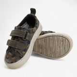 Trainers Green Camo Print