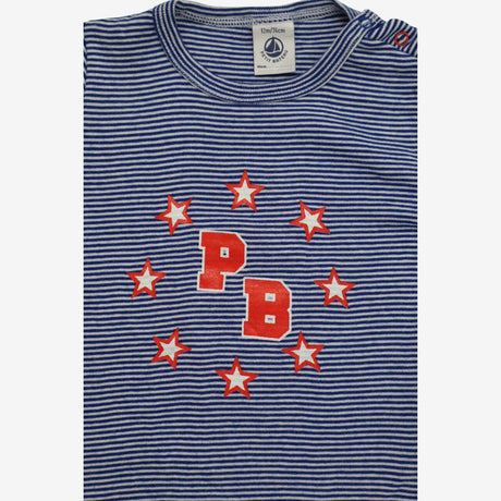 T-shirt Blue and White Stripe PB 