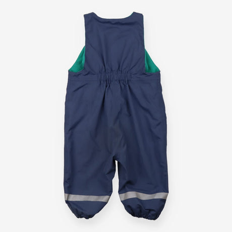 Blue fleece lined waterproof dungarees