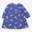 Sweater Dress Blue with Unicorns, Strawberries 