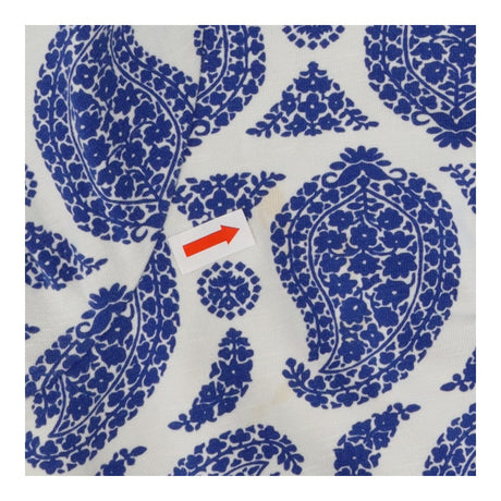 Dress Jersey Blue Paisley Print