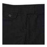 Black Tailored Wide Leg Trousers Butt