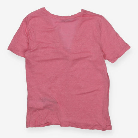 100% Linen Twist T-shirt, Pink
