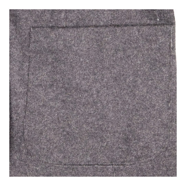 Jacket Charcoal Wool Blend Structured Patch Pocket