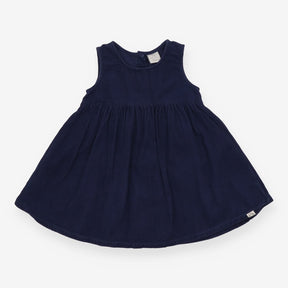 Navy Cord Pinafore