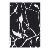 Abstract Marble Print Long Sleeve Stretch Knit Dre