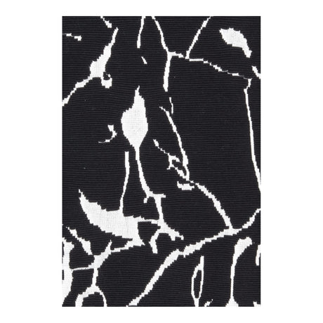 Abstract Marble Print Long Sleeve Stretch Knit Dre