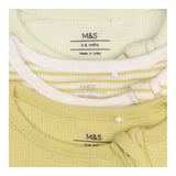 3 Pack Bodysuits Plain and Striped 