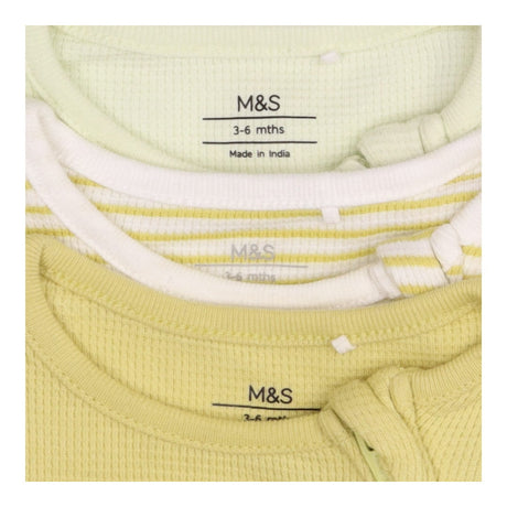 3 Pack Bodysuits Plain and Striped 