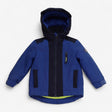Coat Navy Black and Yellow