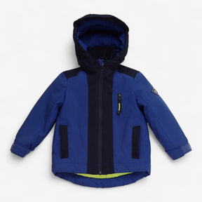 Coat Navy Black and Yellow