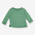Green Pocket Long Sleeve Tee