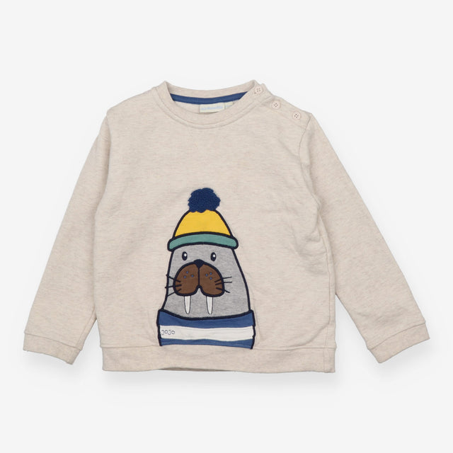 Sweater cream walrus