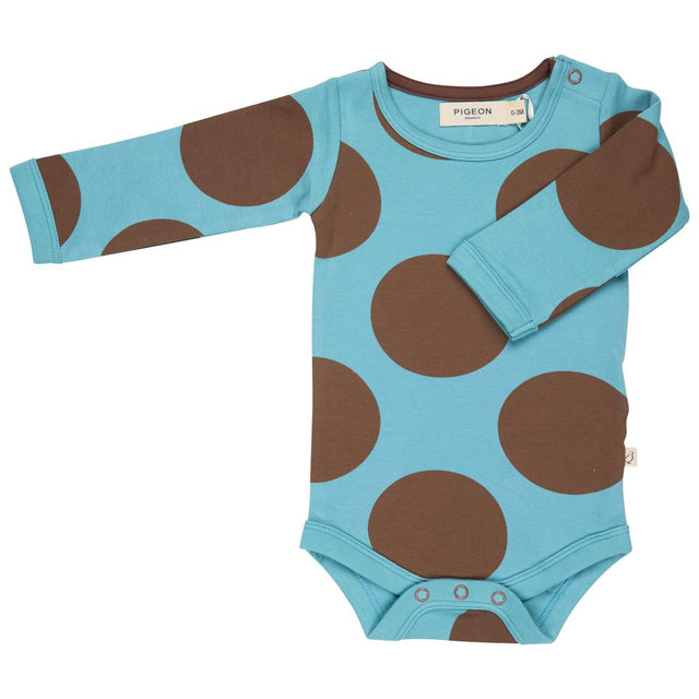 Bodysuit Giant Spot Brown/Turquoise