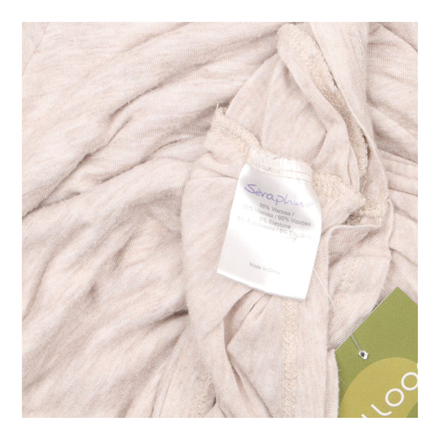 Top Long Sleeve Crossover Jersey Oat
