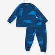 Pyjamas fleece blue dinosaurs
