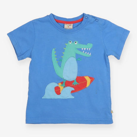 Blue Surfing Crocodile T-shirt