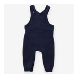 Jersey Dungaree Navy with Construction Vehicles
