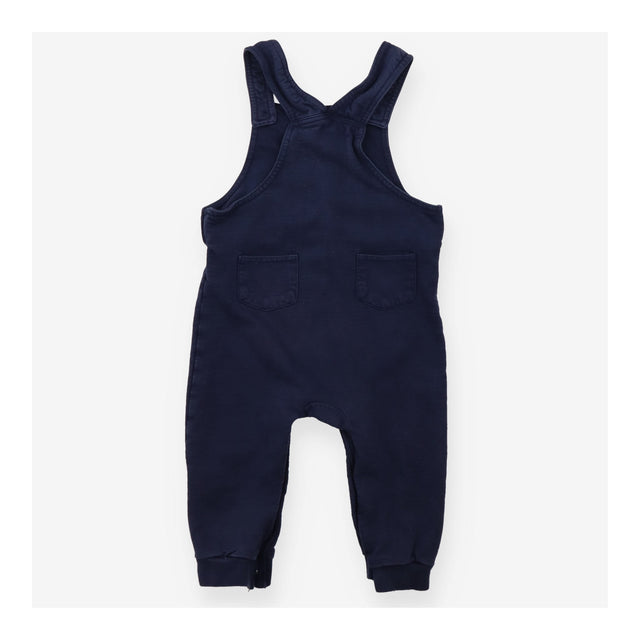 Jersey Dungaree Navy with Construction Vehicles
