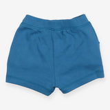 Blue shorts with pockets
