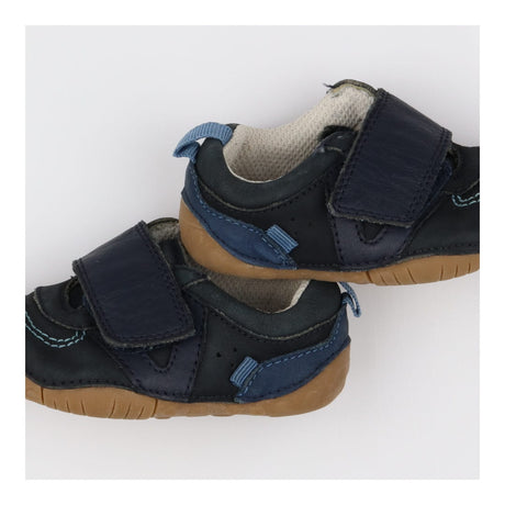 Navy Velcro Trainers