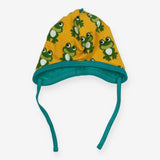 Bonnet Yellow with Frogs