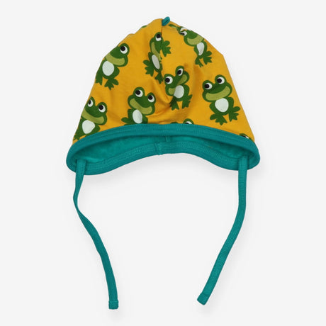 Bonnet Yellow with Frogs