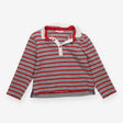 Grey and Red Striped Reindeer Long Sleeve